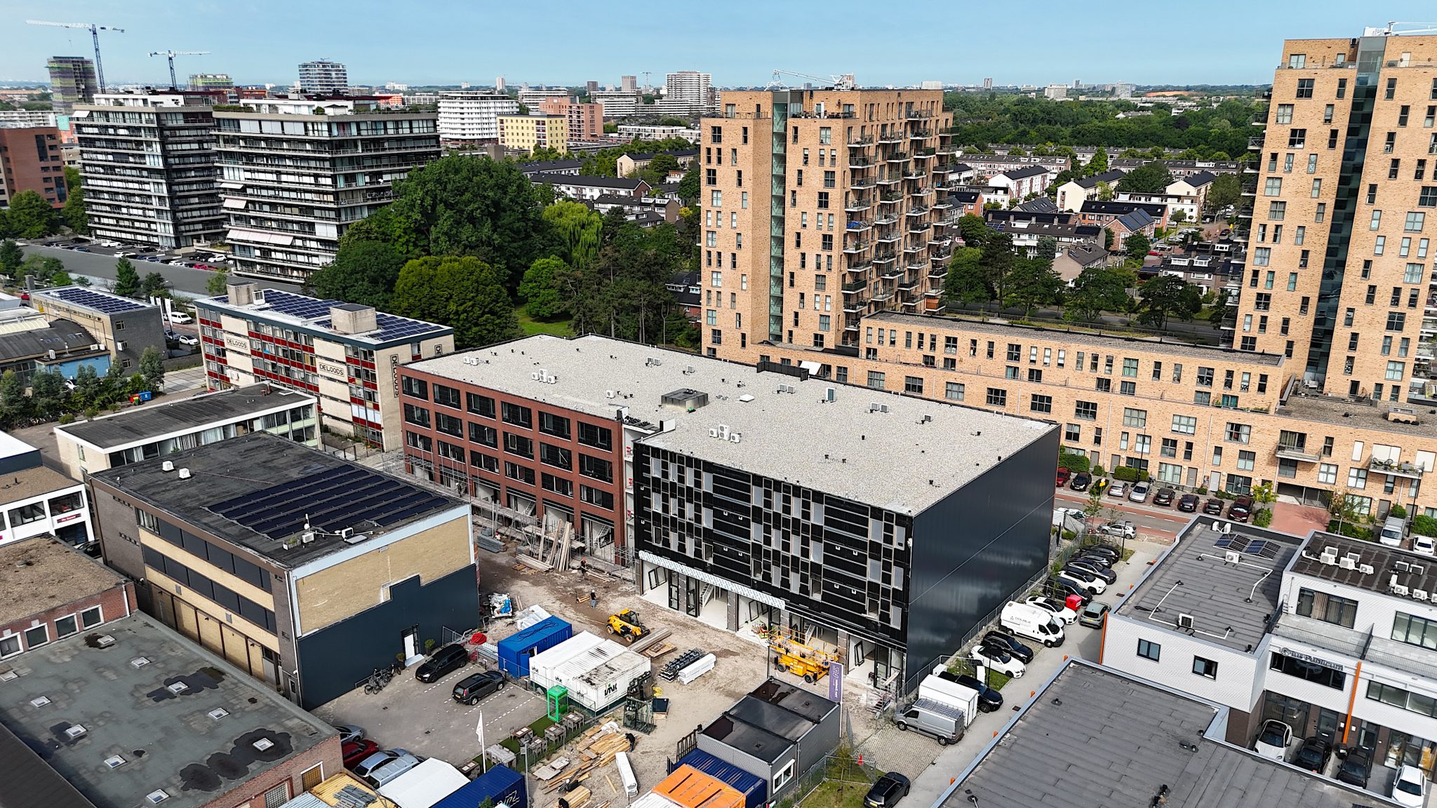 LEX Rijswijk bijna gereed, overzicht van bouw en werkplekken zomer 2025